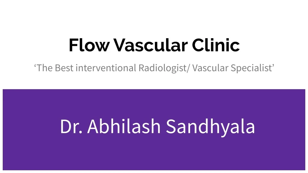 flow vascular clinic