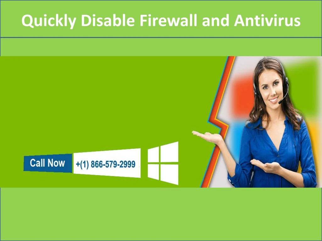 quickly disable firewall and antivirus