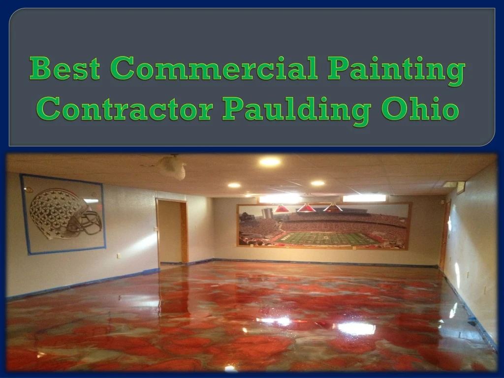 best commercial painting contractor paulding ohio