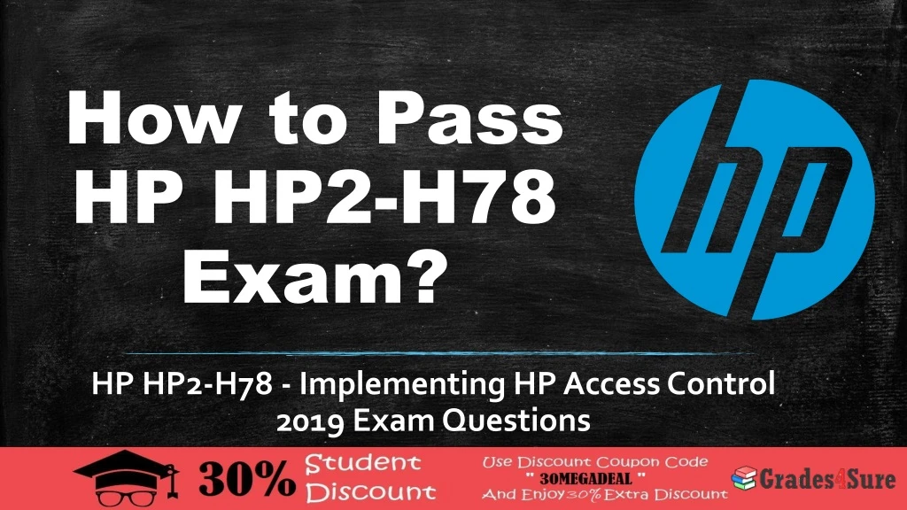 how to pass hp hp2 h78 exam