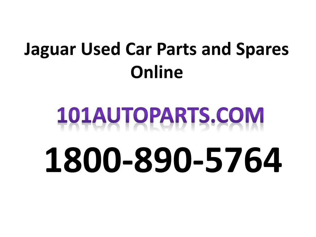 jaguar used car parts and spares online