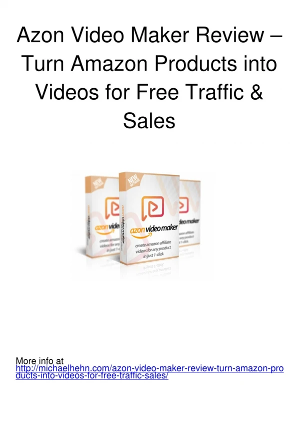Azon Video Maker Review