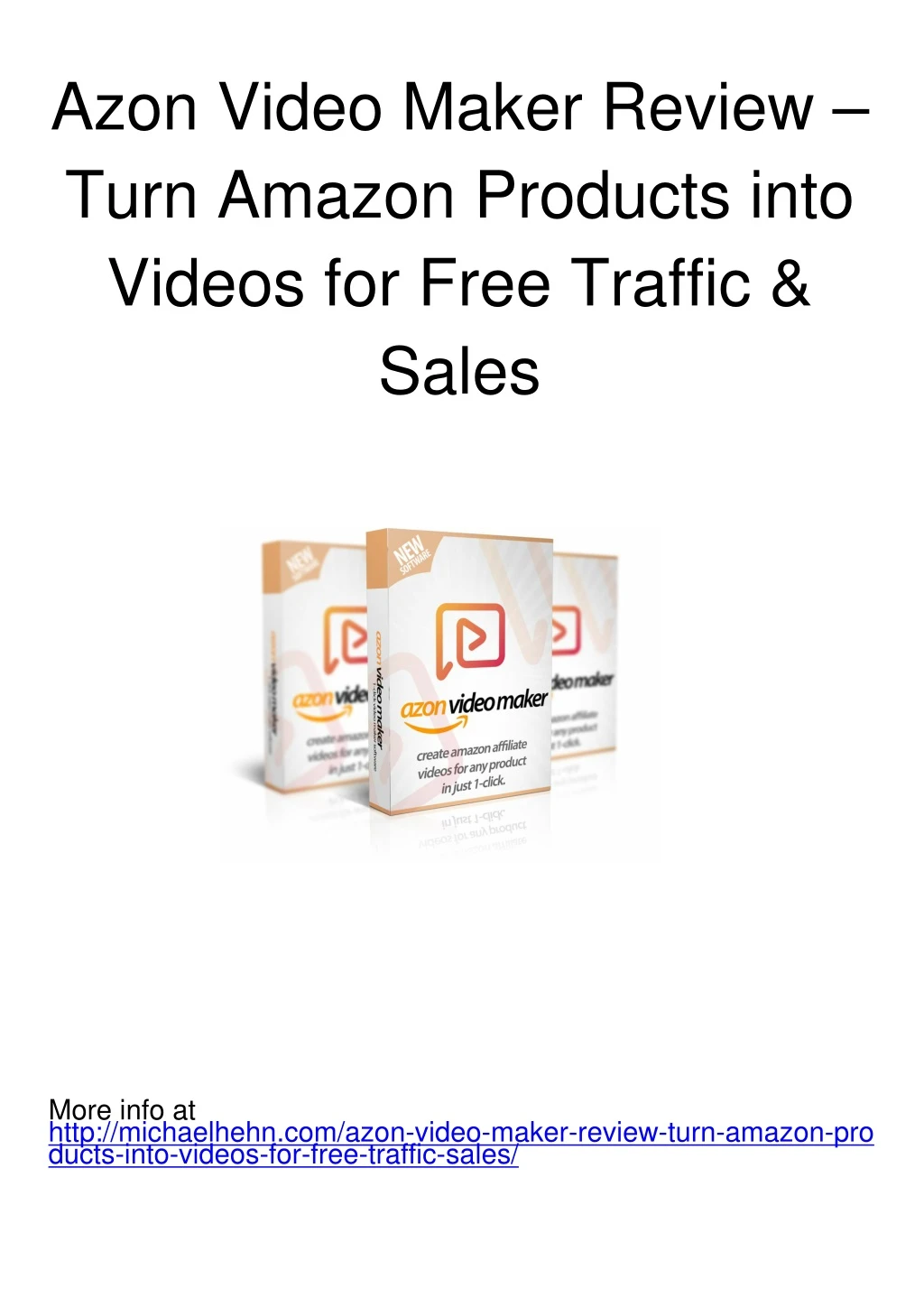 azon video maker review turn amazon products into