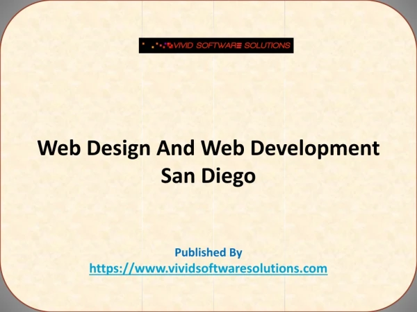 Web Design And Web Development San Diego
