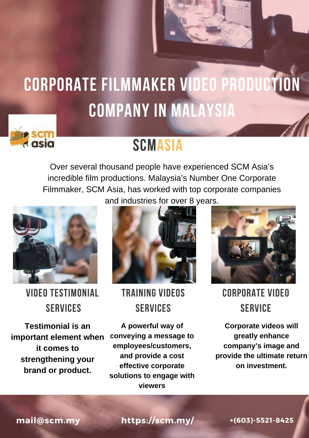 corporate filmmaker video production