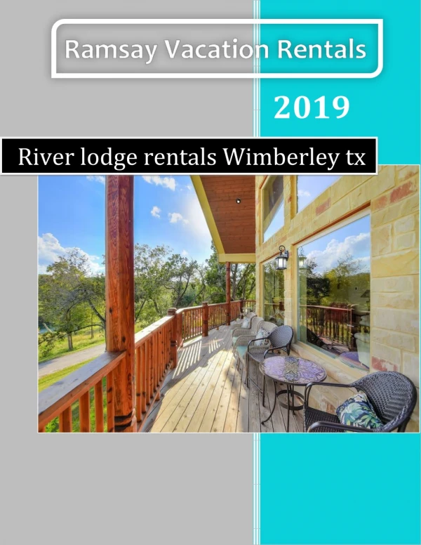 River lodge rentals wimberley tx