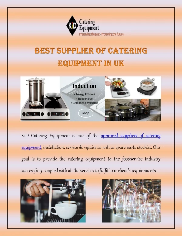 Best Supplier of Catering Equipment in UK