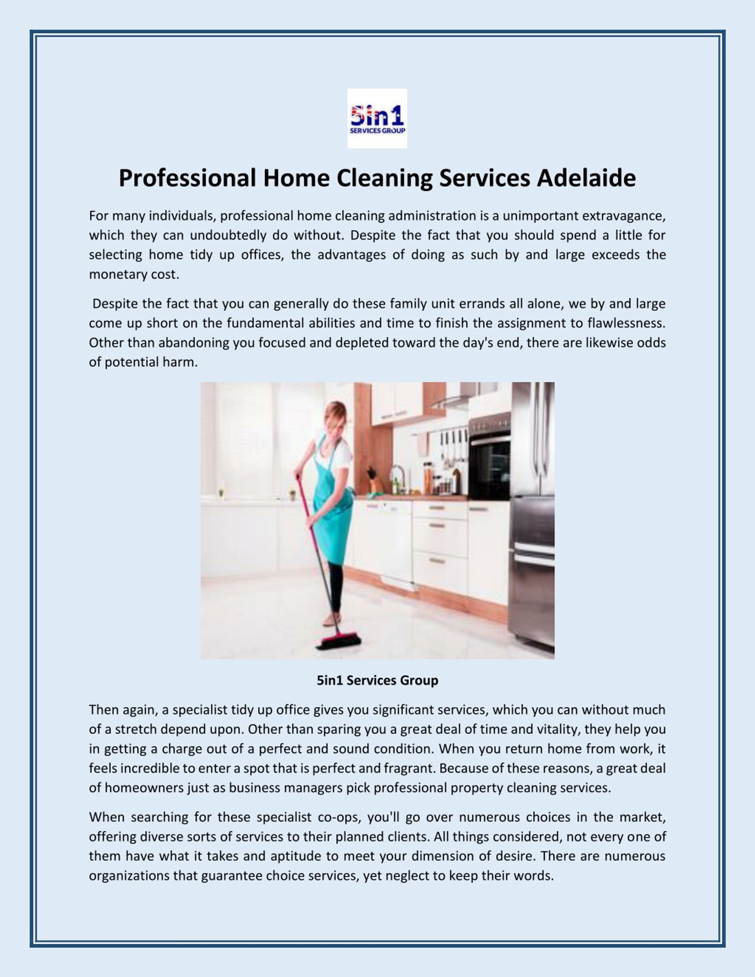 PPT - Professional Home Cleaning Services Adelaide PowerPoint ...