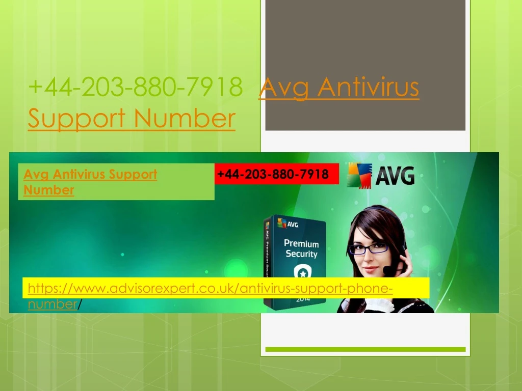 44 203 880 7918 avg antivirus support number