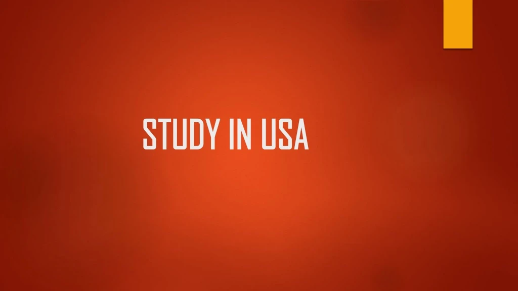 study in usa study in usa