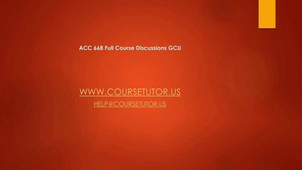 acc 668 full course discussions gcu