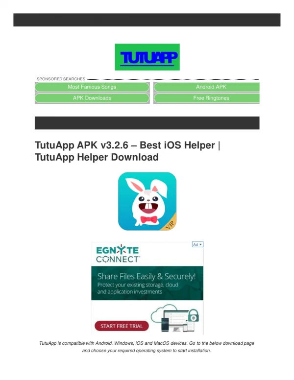 TutuApp APK v3.2.6 – Best iOS Helper
