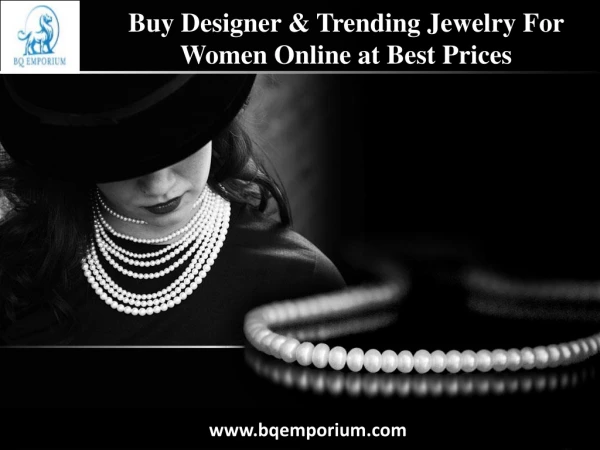 Buy Designer & Trending Jewelry For Women Online at Best Prices