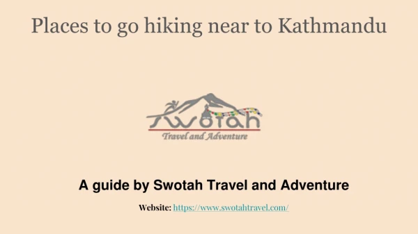 Places to go near Kathmandu for hiking