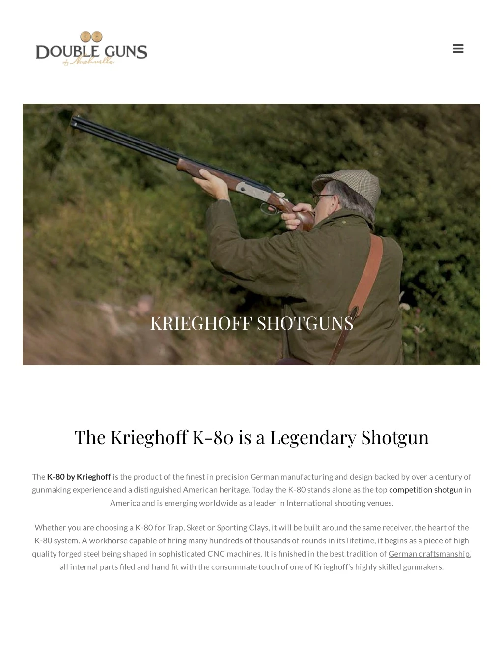 krieghoff shotguns