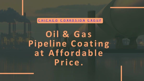 Oil and Gas Pipeline Coating at Affordable Price - CCG