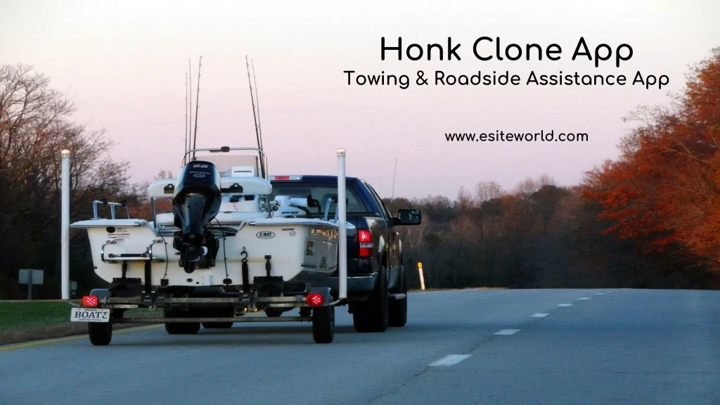 honk clone app towing roadside assistance app