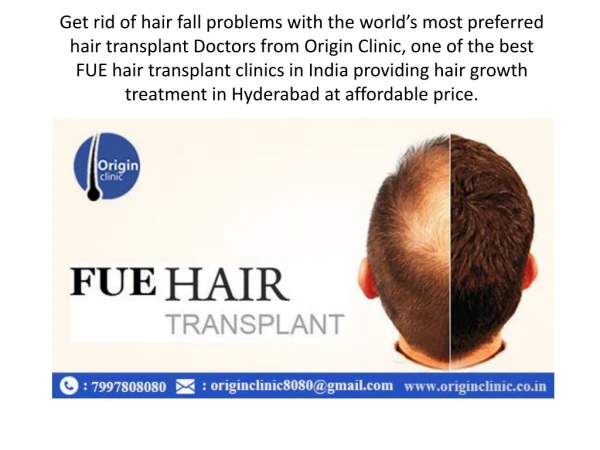 hair transplantation in hyderabad