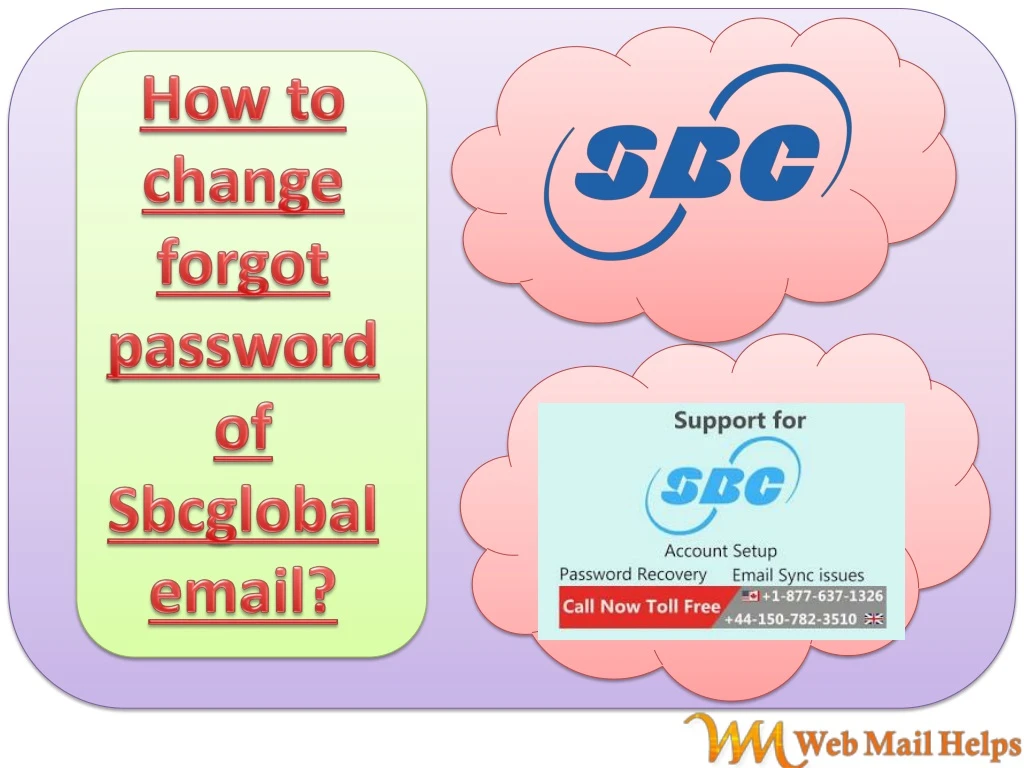 how to change forgot password of sbcglobal email