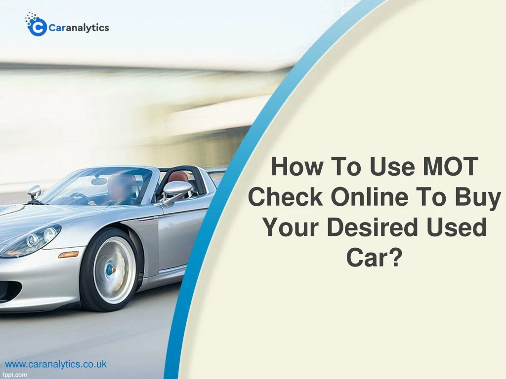 how to use mot check online to buy your desired used car