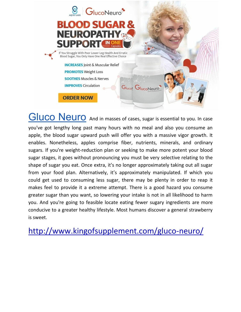 gluco neuro and in masses of cases sugar