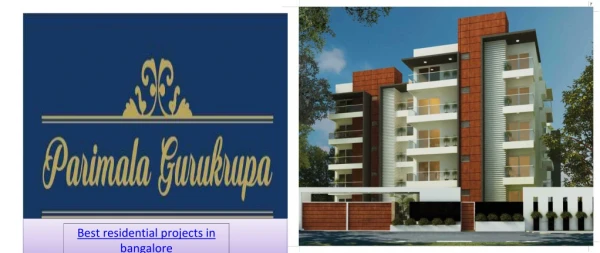 best residential projects in bangalore