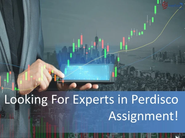 Looking for experts in Perdisco Assignment