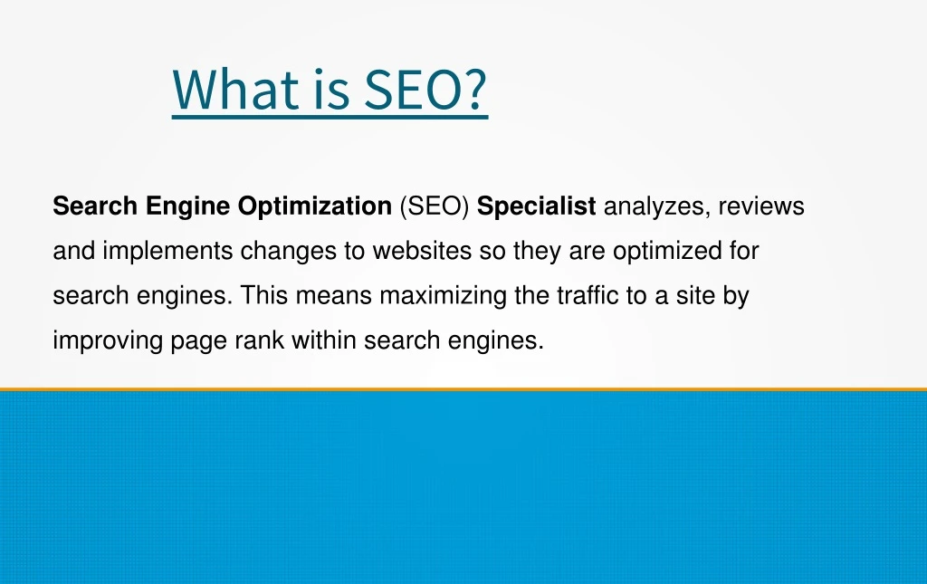 search engine optimization seo specialist