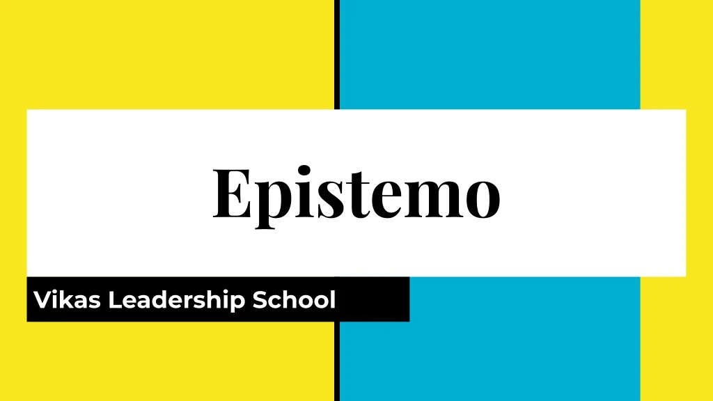 epistemo