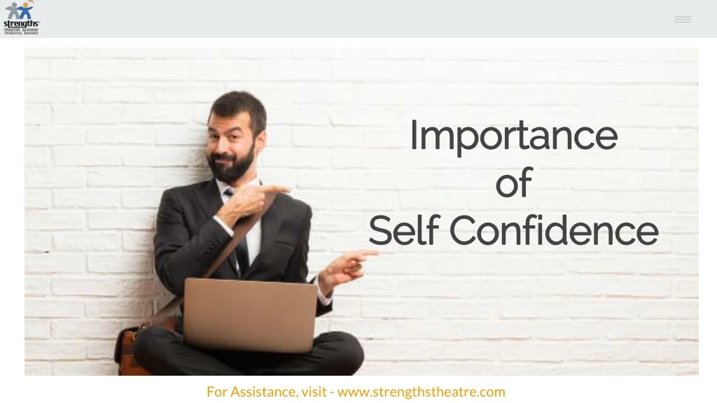 importance of self confidence
