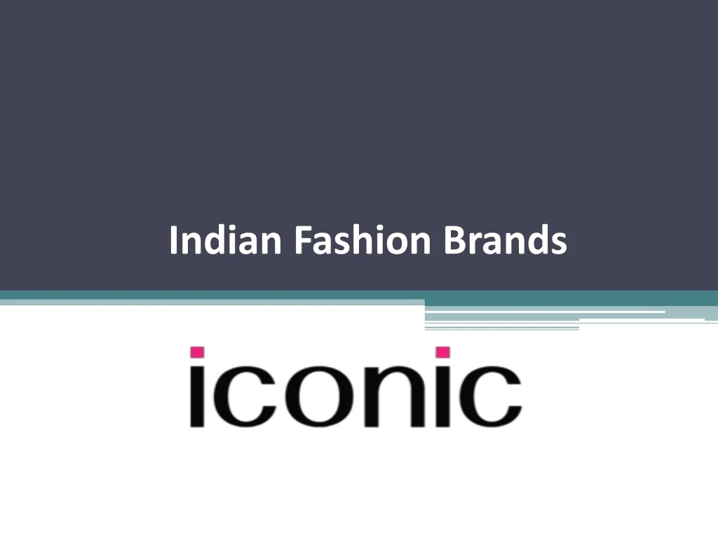 indian fashion brands