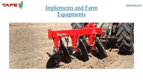 Implements and Farm Equipments