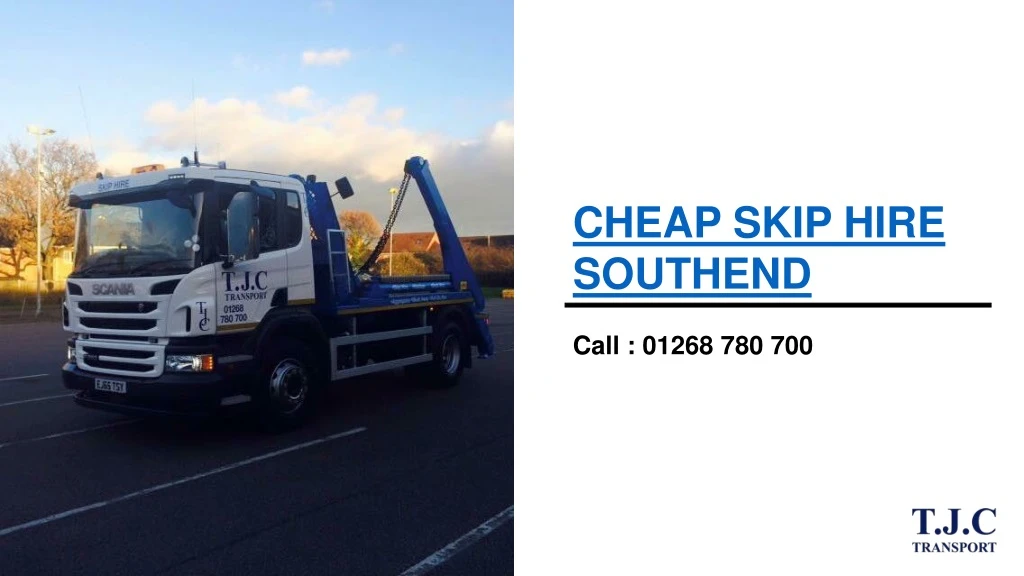 cheap skip hire southend