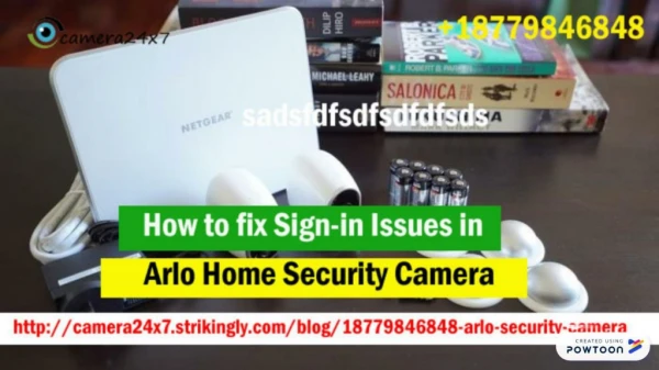 How to fix Sign-in Issues in Arlo Home Security Camera [ 18779846848] Arlo Technical Suport Number