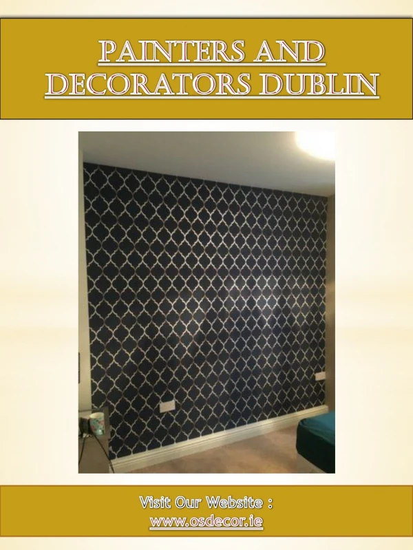Painters And Decorators Dublin