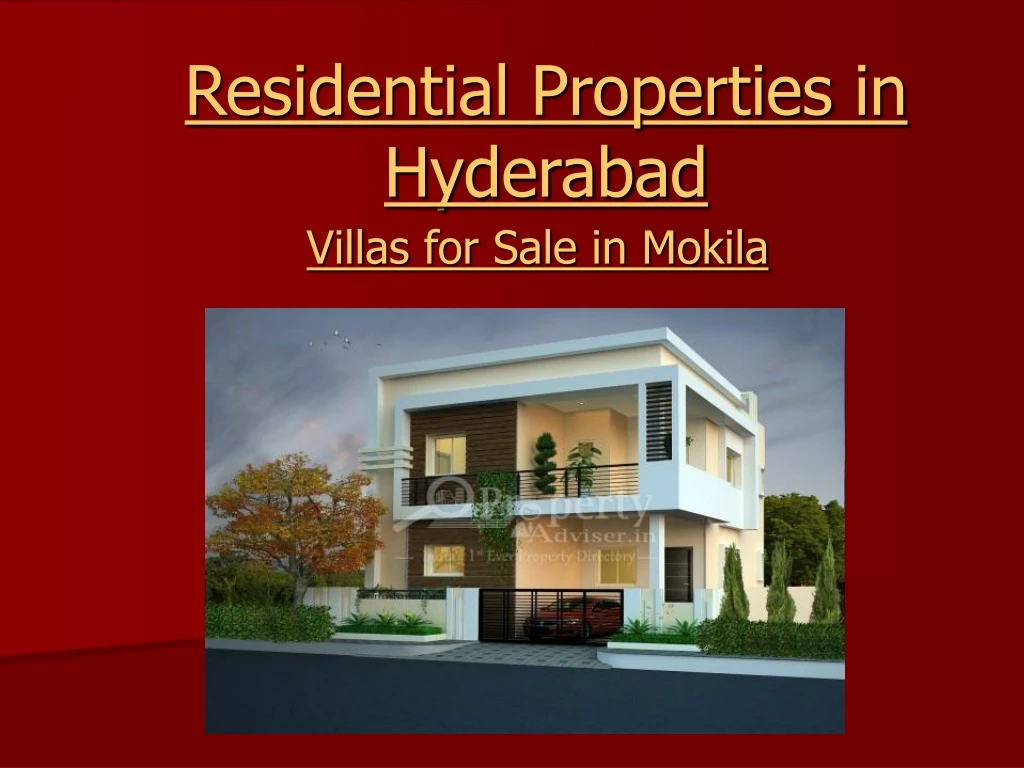 residential properties in hyderabad