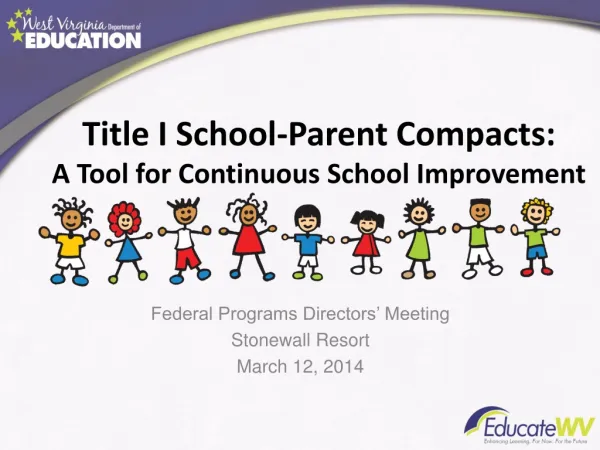 Title I School-Parent Compacts: A Tool for Continuous School Improvement