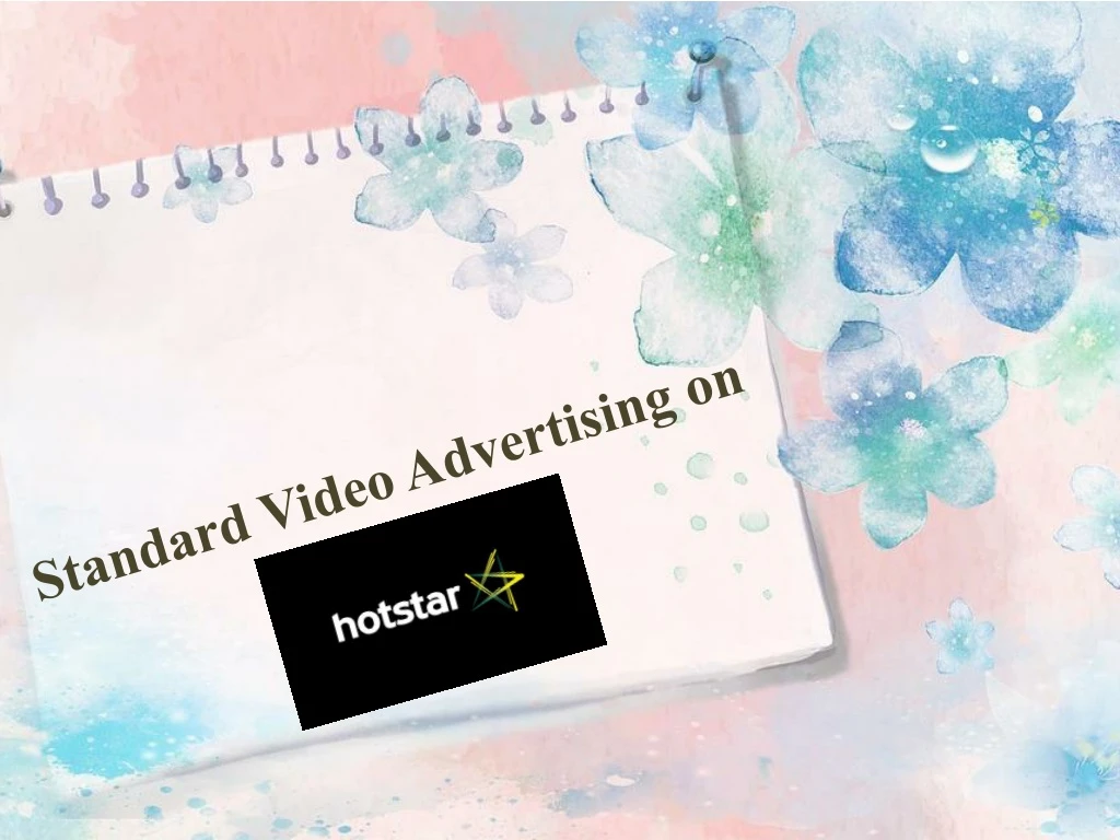 standard video advertising on