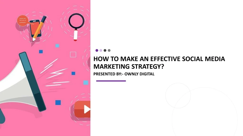 how to make an effective social media marketing strategy