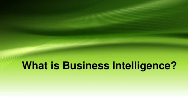 Eminent Business Intelligence Services