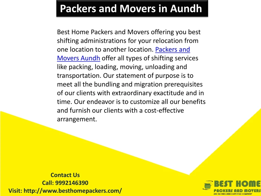 packers and movers in aundh