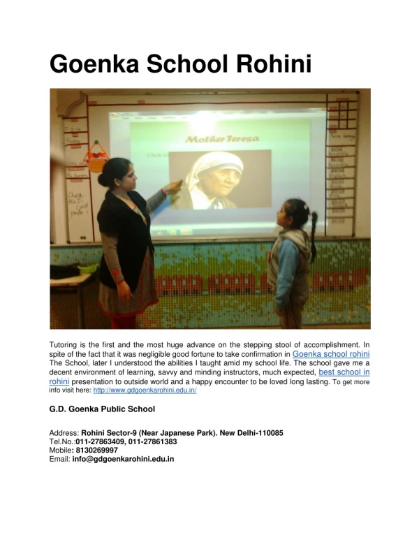 G.D. Goenka Public School