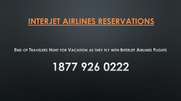 interjet airlines reservations