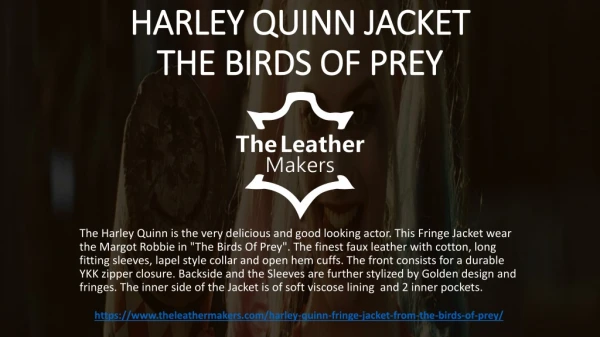HARLEY QUINN JACKET THE BIRDS OF PREY