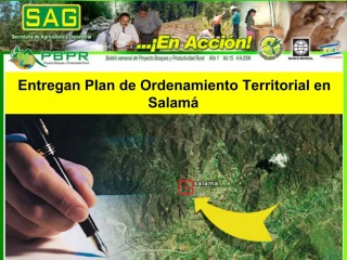 Entregan Plan de Ordenamiento Territorial en Salam - slide 1