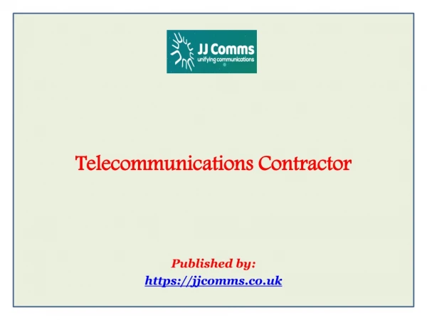 Telecommunications Contractor
