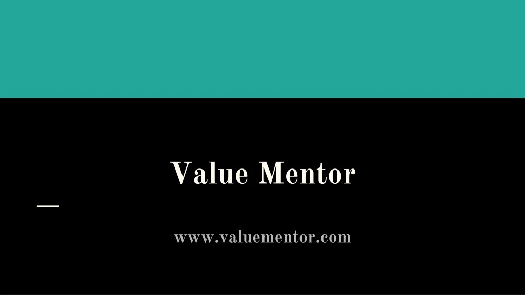 value mentor