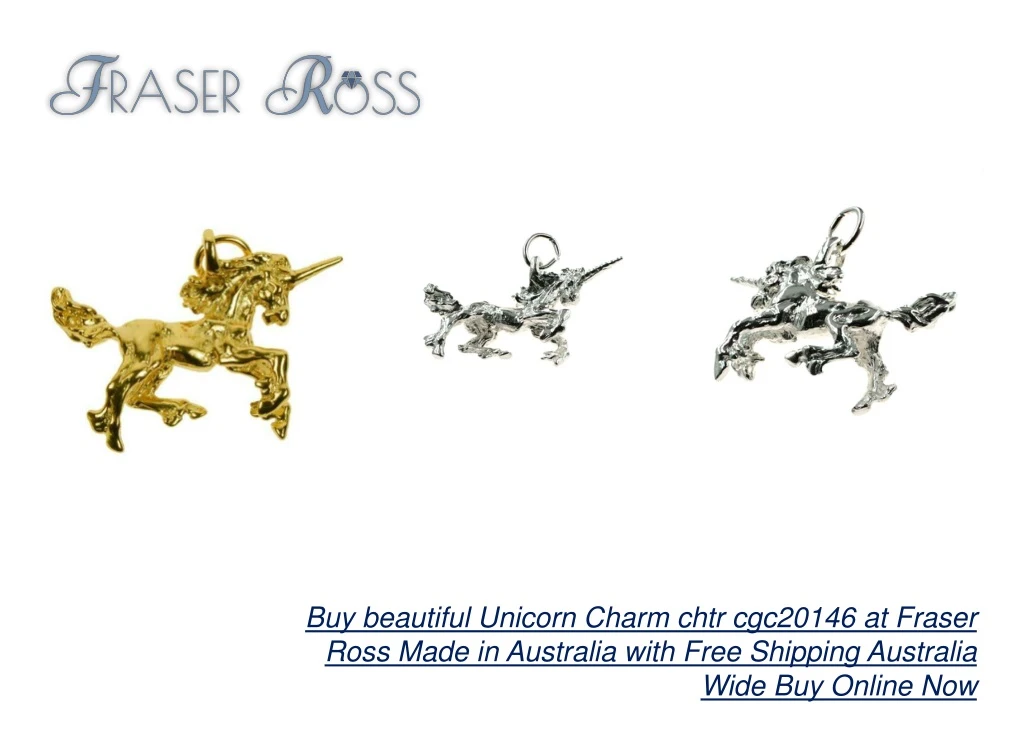 buy beautiful unicorn charm chtr cgc20146