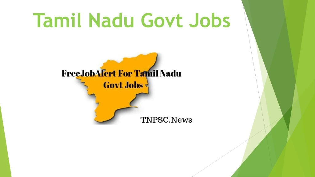 tamil nadu govt jobs