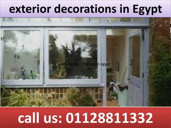 exterior decorations in egypt